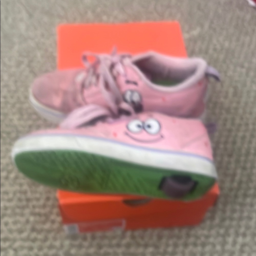 Pink Cartoon Character Sneakers